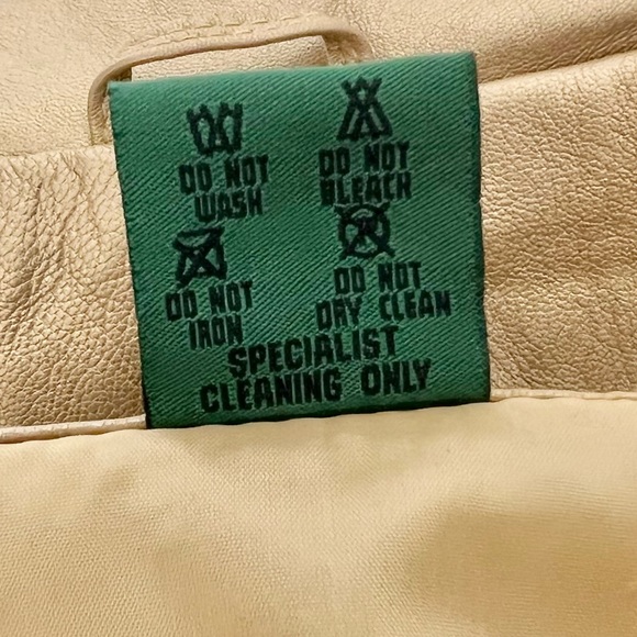 Serrano 100% Leather Gold Jacket - Picture 8 of 12